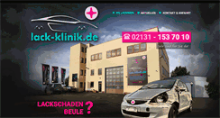 Desktop Screenshot of lack-klinik.de