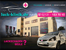 Tablet Screenshot of lack-klinik.de